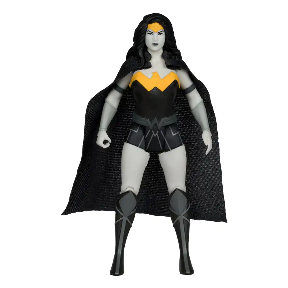 DC Direct Super Powers Batman, Superman & Wonder Woman Black & White Accent Edition Gold Label akciófigura csomag 13 cm termékfotó