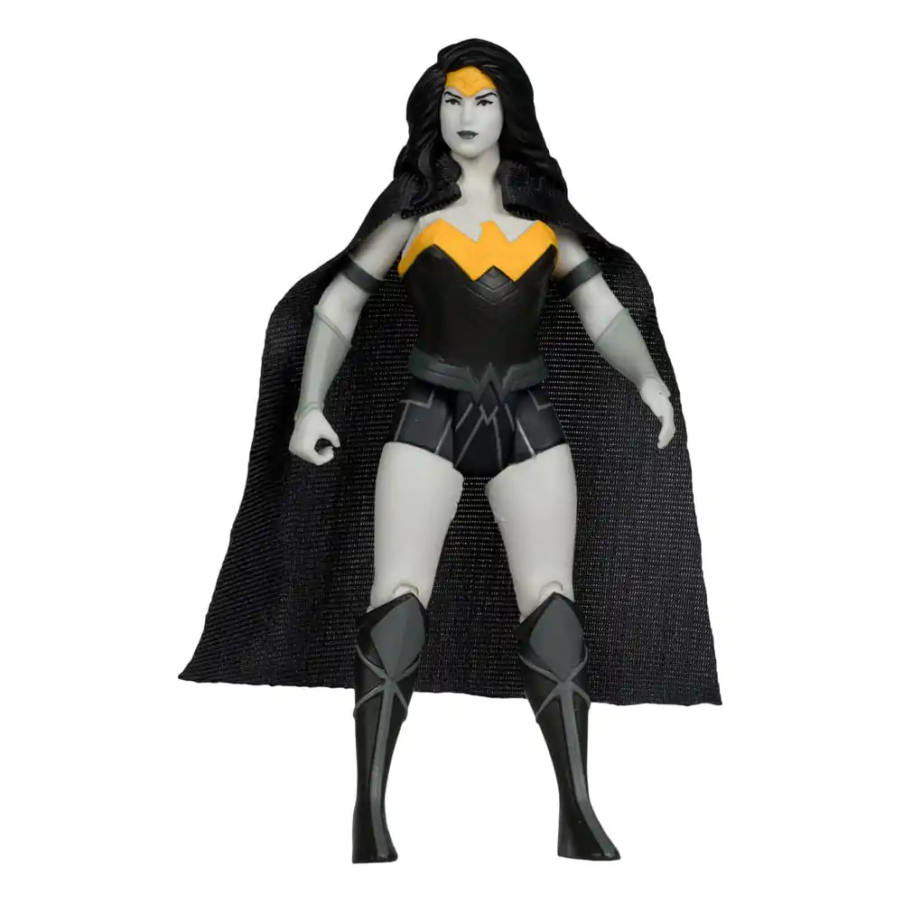 DC Direct Super Powers Batman, Superman & Wonder Woman Black & White Accent Edition Gold Label akciófigura csomag 13 cm termékfotó