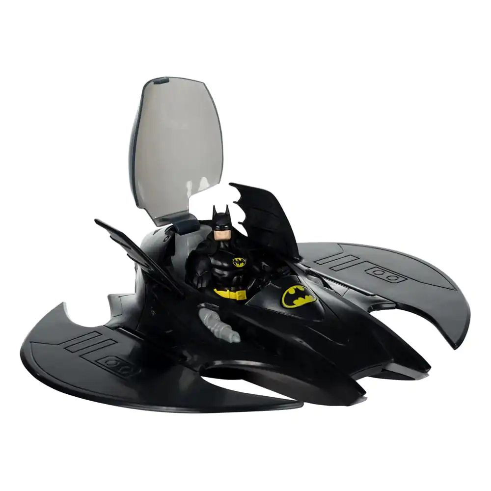 DC Direct Super Powers Pack of 3 Batman (Black Suit), The Whirly &amp; The Batwing (Black) (Gold Label) (SDCC) akciófigura 13 cm termékfotó