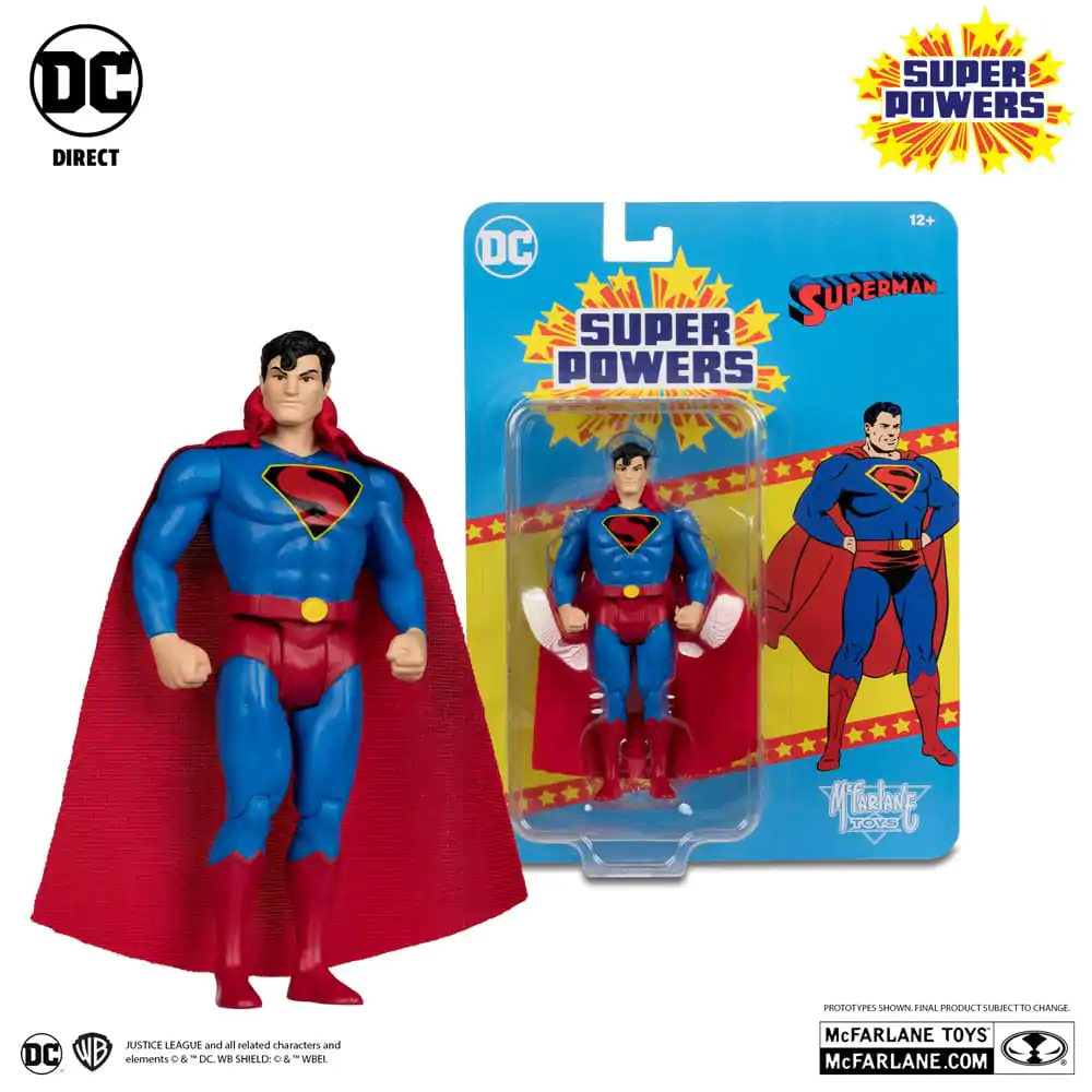 DC Direct Super Powers Action Figure Superman (Fleischer Variant) 13 cm termékfotó