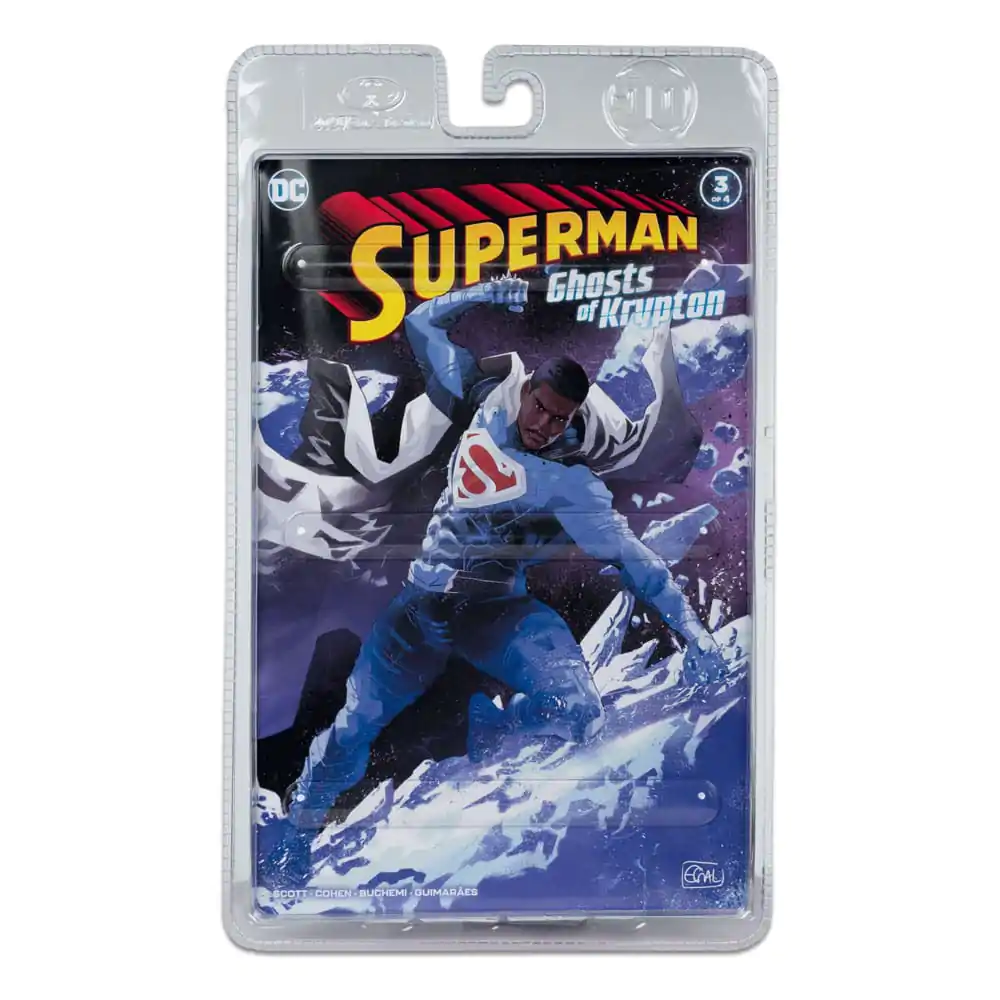 DC Direct Superman Wave 5 Earth-2 Superman (Ghosts of Krypton) akciófigura és képregény 18 cm termékfotó