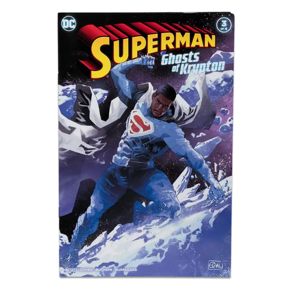 DC Direct Superman Wave 5 Earth-2 Superman (Ghosts of Krypton) akciófigura és képregény 18 cm termékfotó