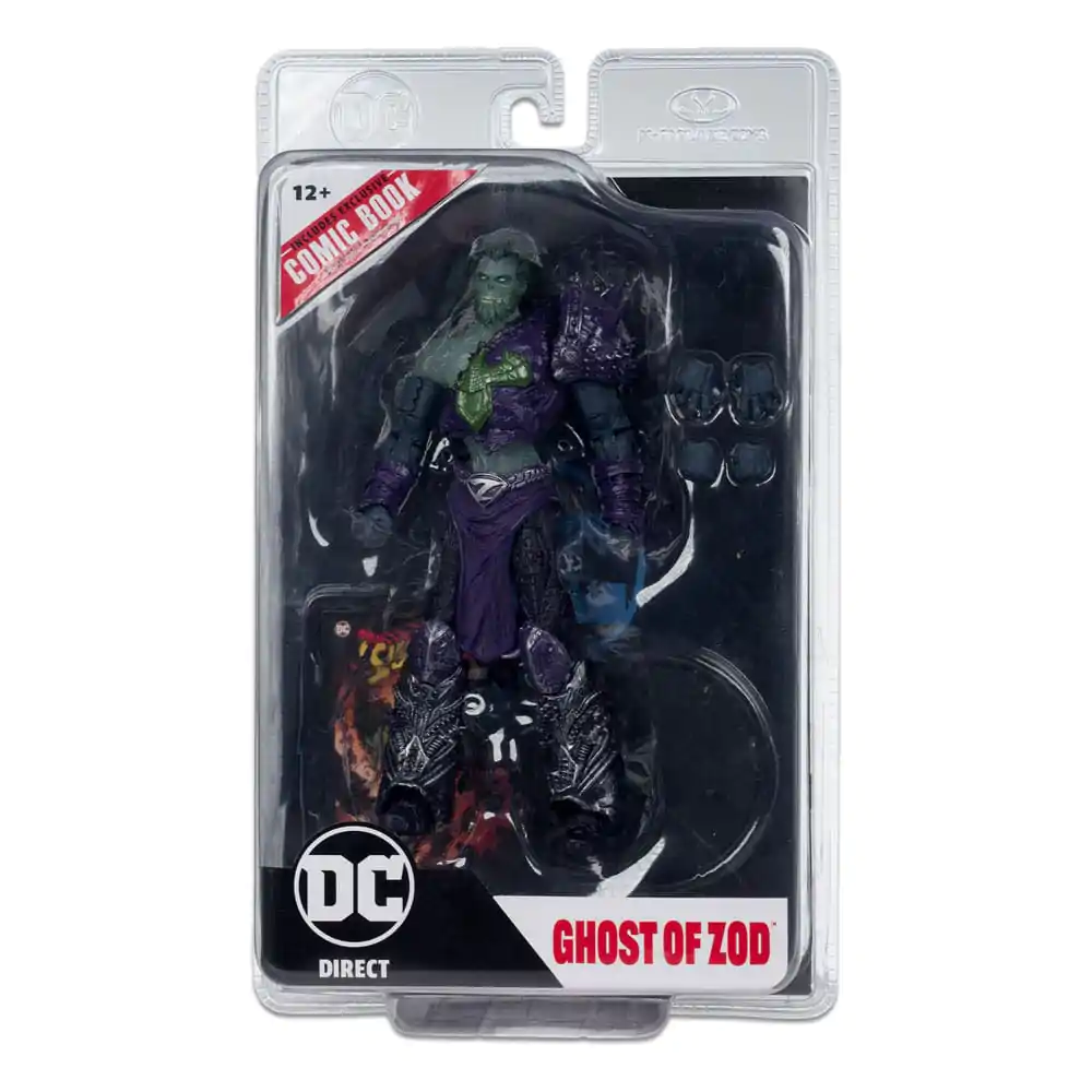 DC Direct Superman Wave 5 Ghost of Zod (Gold Label) (Ghosts of Krypton) akciófigura és csomag 18 cm termékfotó