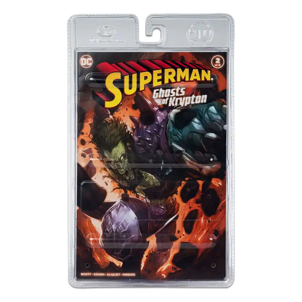 DC Direct Superman Wave 5 Ghost of Zod (Gold Label) (Ghosts of Krypton) akciófigura és csomag 18 cm termékfotó