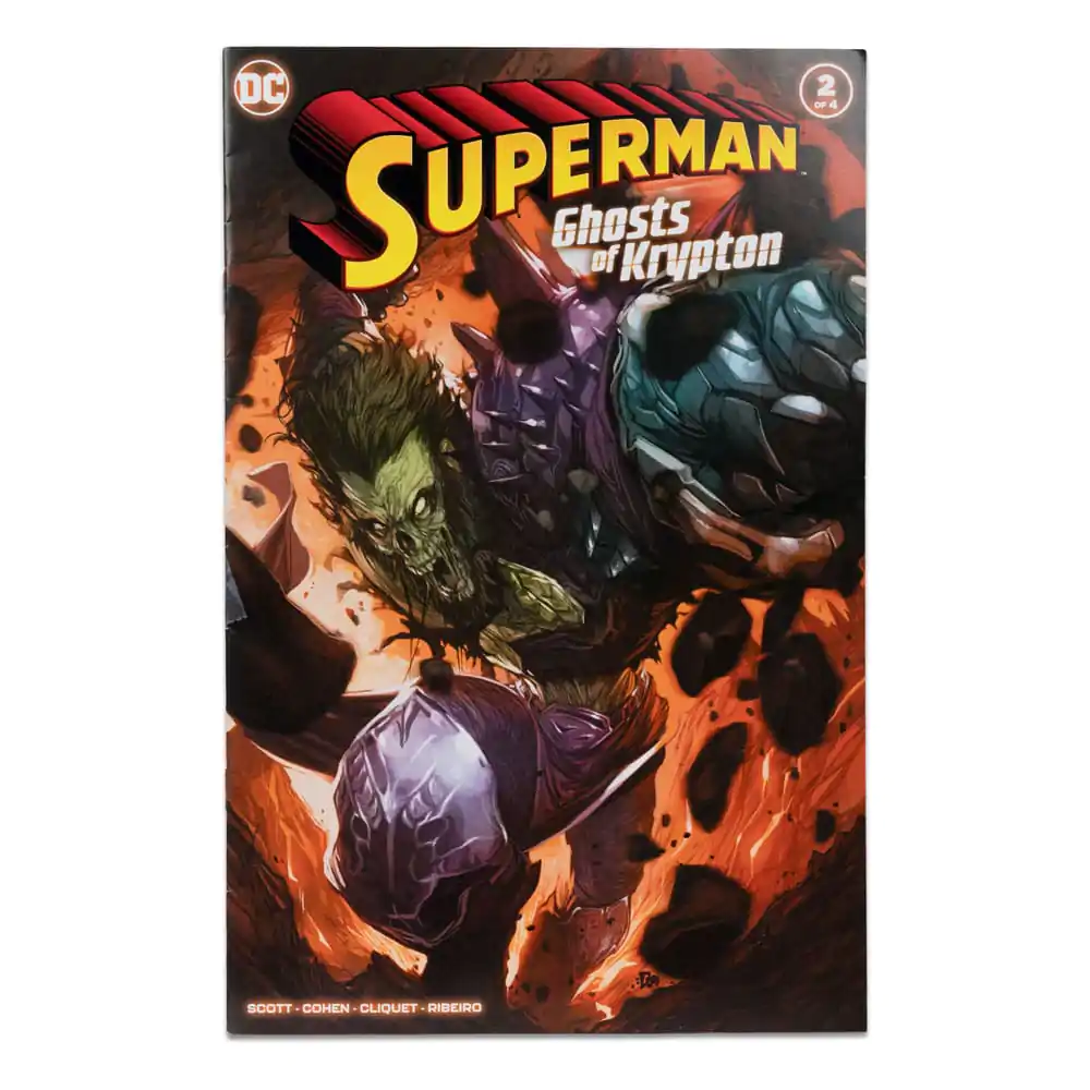 DC Direct Superman Wave 5 Ghost of Zod (Gold Label) (Ghosts of Krypton) akciófigura és csomag 18 cm termékfotó