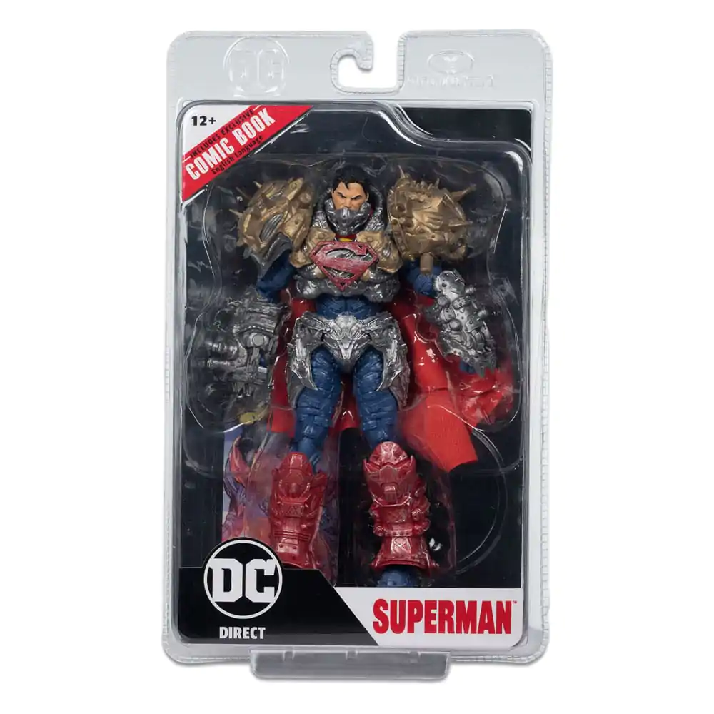 DC Direct Superman Wave 5 Superman (Ghosts of Krypton) akciófigura és képregény 18 cm termékfotó