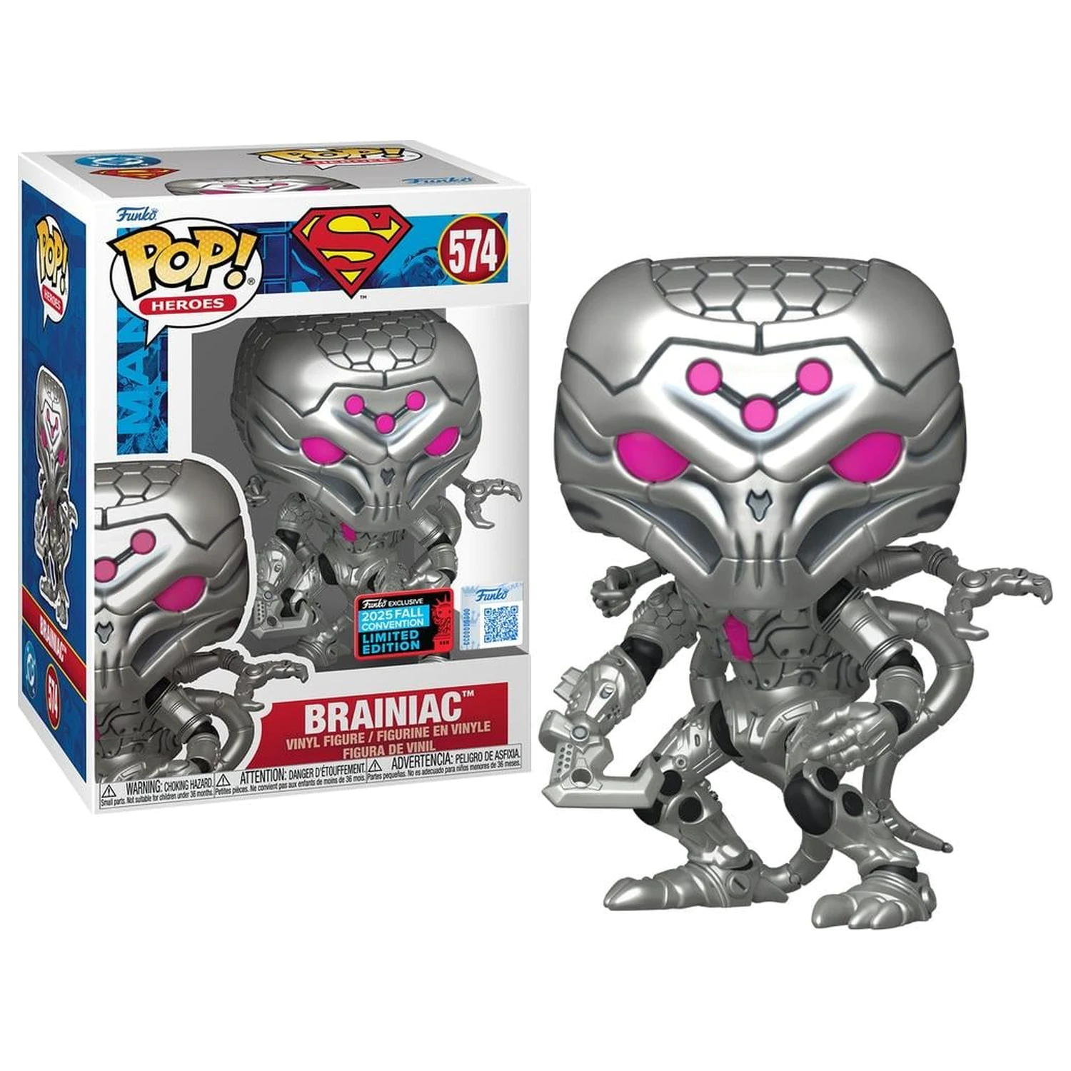 DC Funko POP figura Brainiac (Metallic) termékfotó