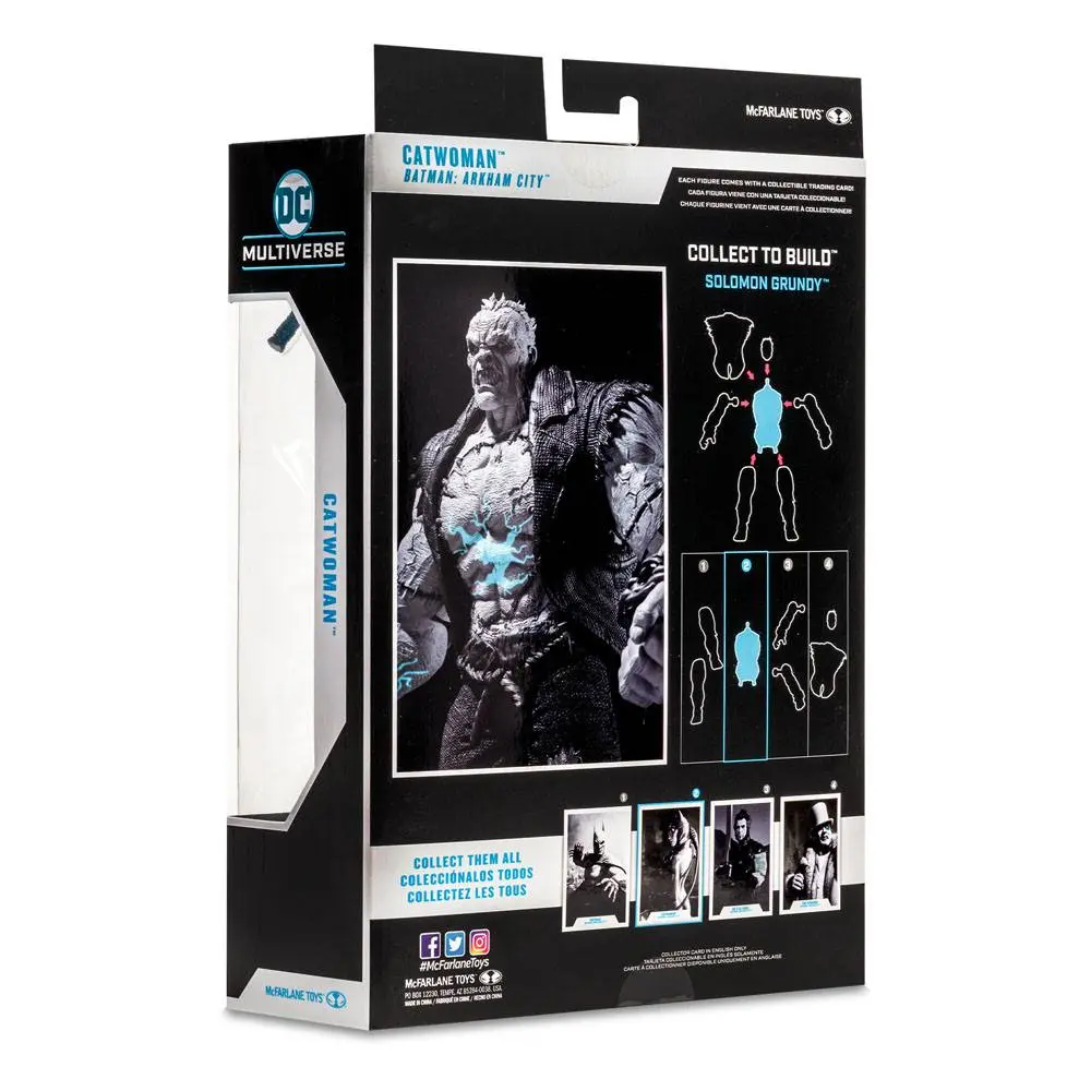 DC Gaming Build A Catwoman Gold Label (Batman: Arkham City) akciófigura 18 cm termékfotó