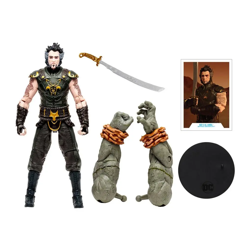 DC Gaming Build A Ra's Al Ghul (Arkham City) akciófigura 18 cm termékfotó