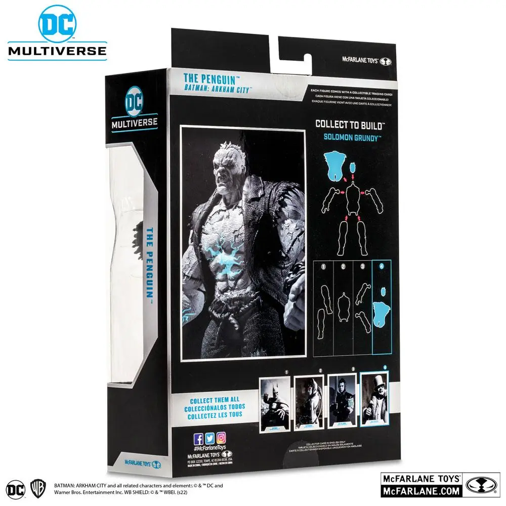 DC Gaming Build A The Penguin Gold Label (Batman: Arkham City) akciófigura 18 cm termékfotó