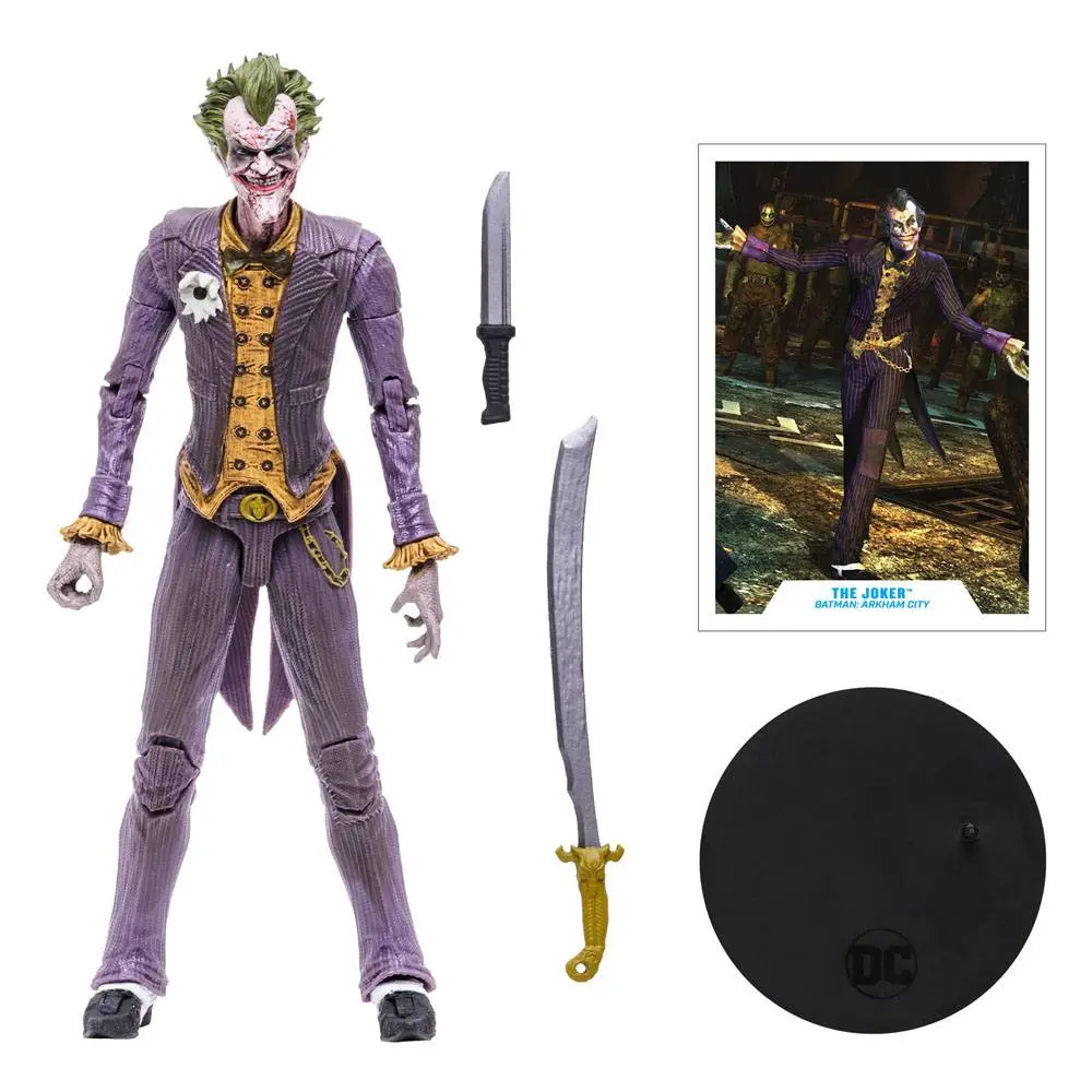 DC Gaming Action Figure The Joker (Batman: Arkham City) 18 cm termékfotó