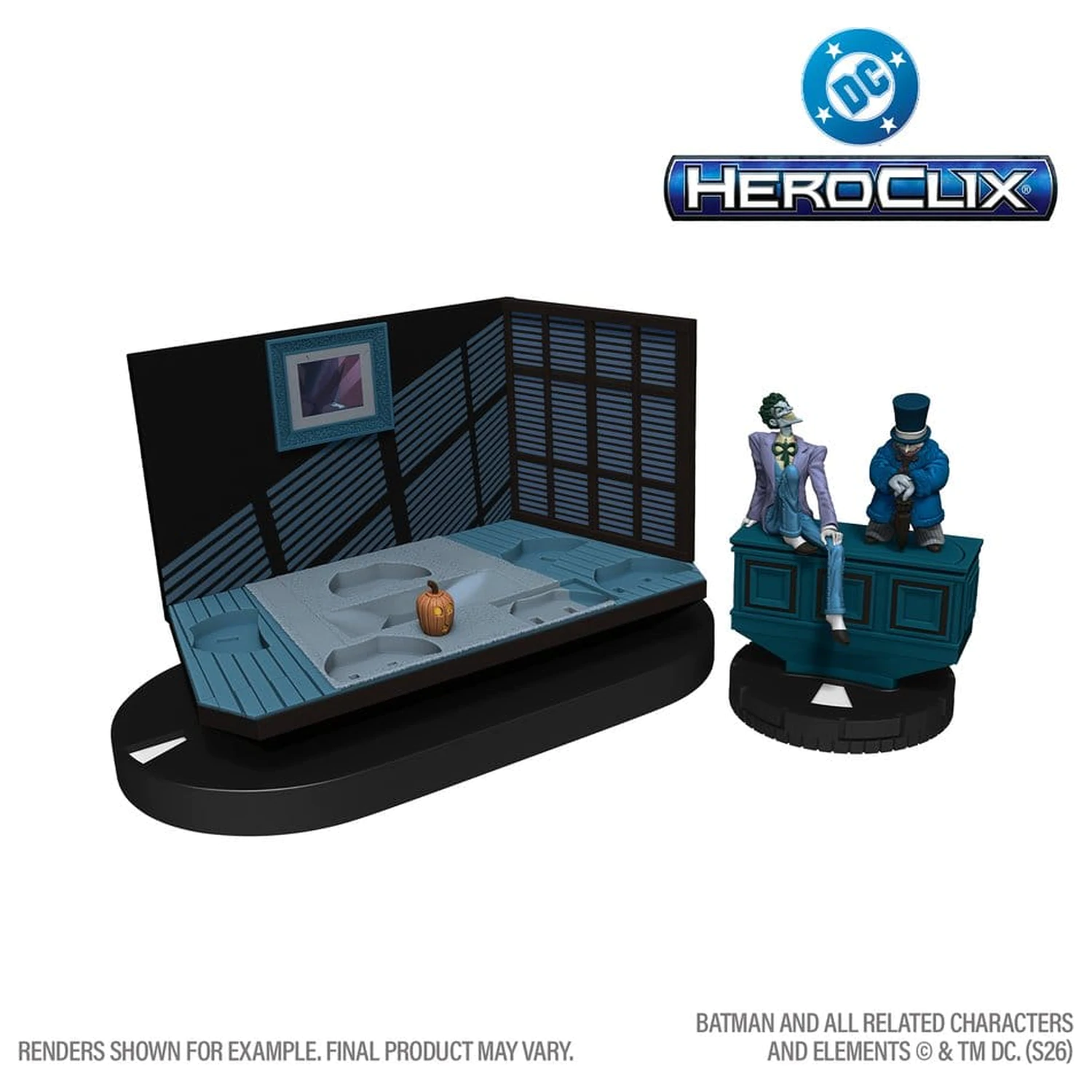 DC HeroClix SwitchClix Minifigures with Base The Long Halloween Team Base 23 cm termékfotó