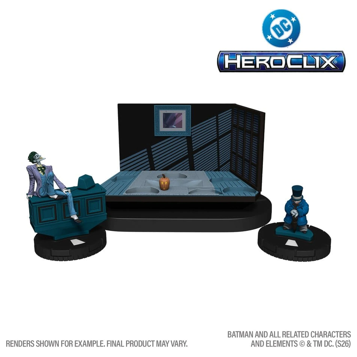 DC HeroClix SwitchClix Minifigures with Base The Long Halloween Team Base 23 cm termékfotó