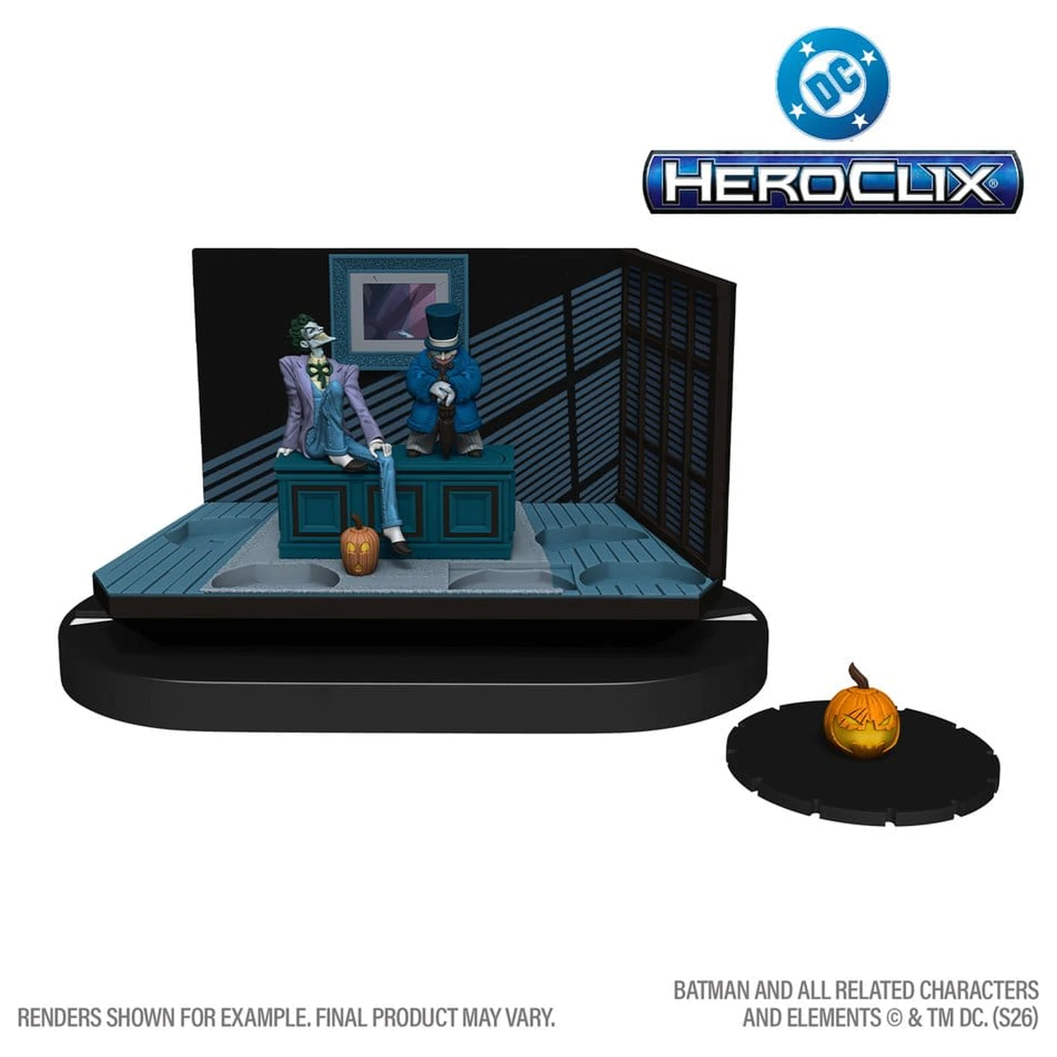 DC HeroClix SwitchClix Minifigures with Base The Long Halloween Team Base 23 cm termékfotó