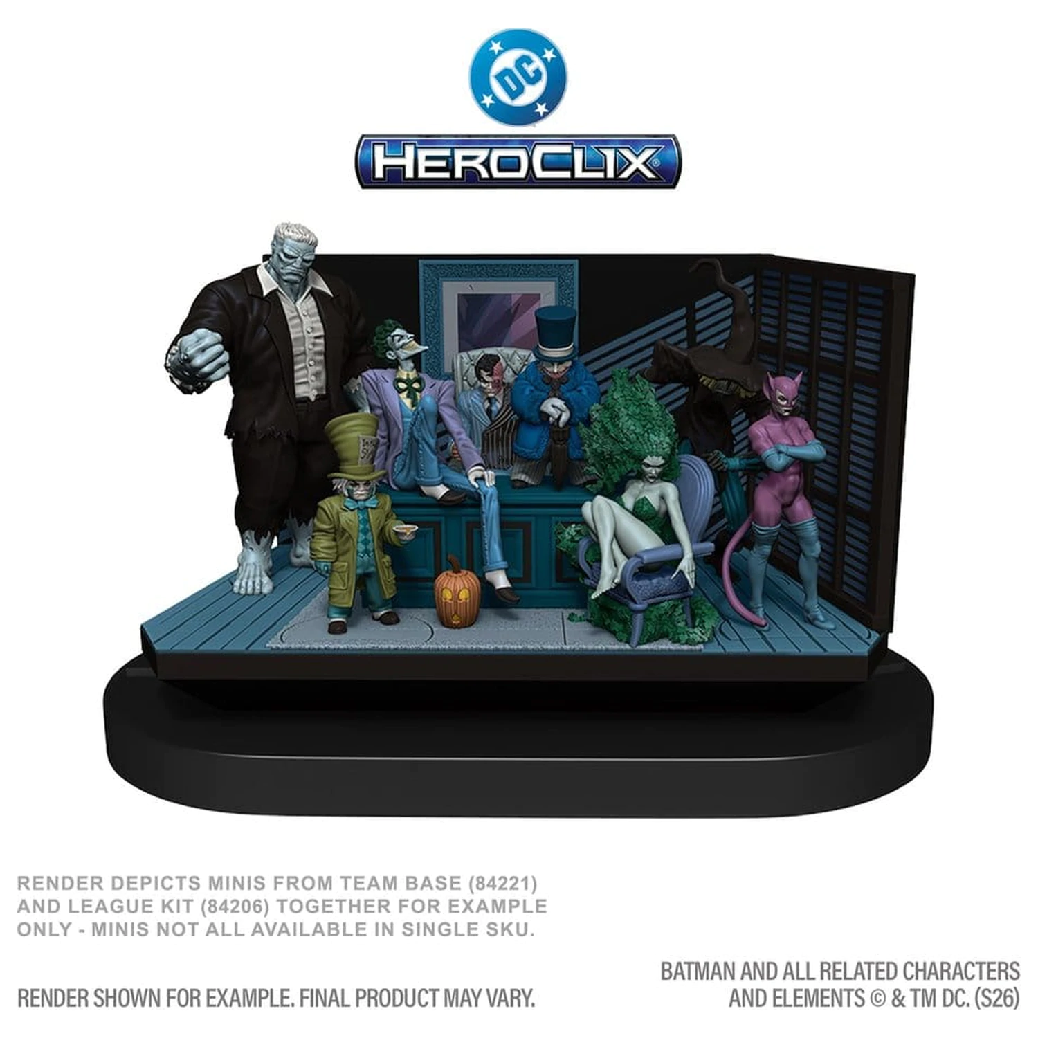 DC HeroClix SwitchClix Minifigures with Base The Long Halloween Team Base 23 cm termékfotó