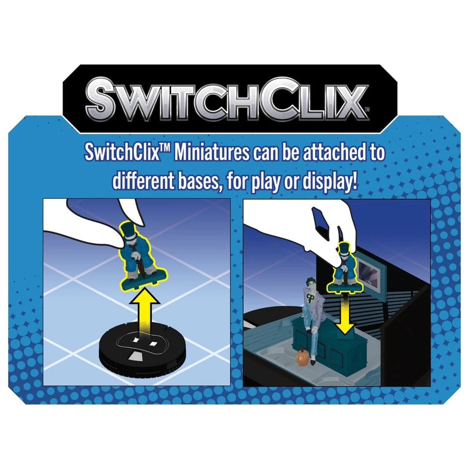 DC HeroClix SwitchClix Minifigures with Base The Long Halloween Team Base 23 cm termékfotó
