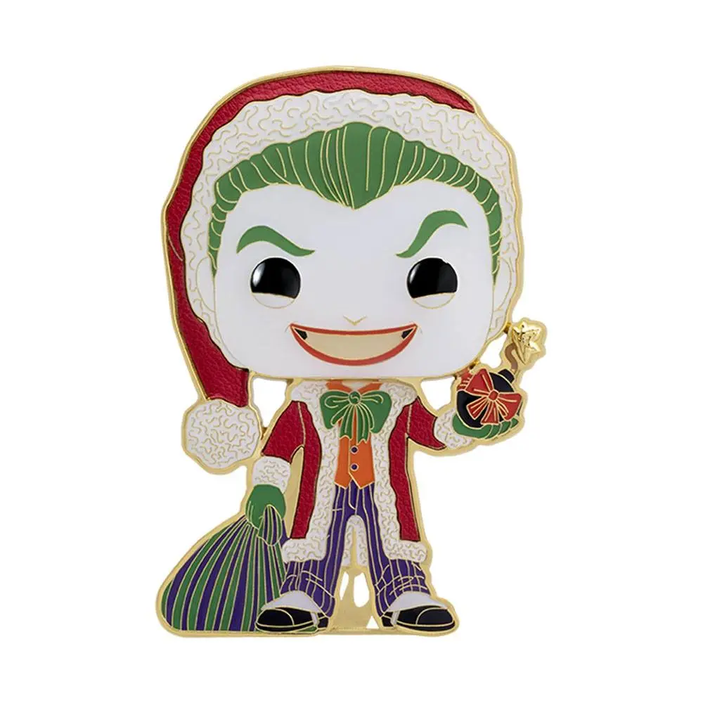 DC Holiday Funko POP! Enamel Pin Joker 10 cm termékfotó