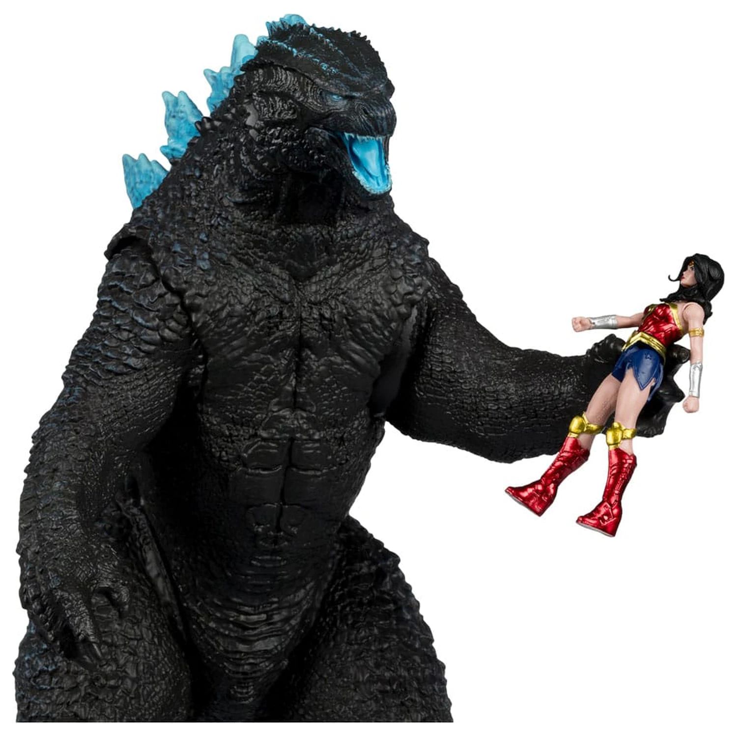 DC Justice League Monsterverse DC Multiverse Action Wonder Woman Vs. Atomic Blast Godzilla 2 db-os figura csomag 18 cm  termékfotó