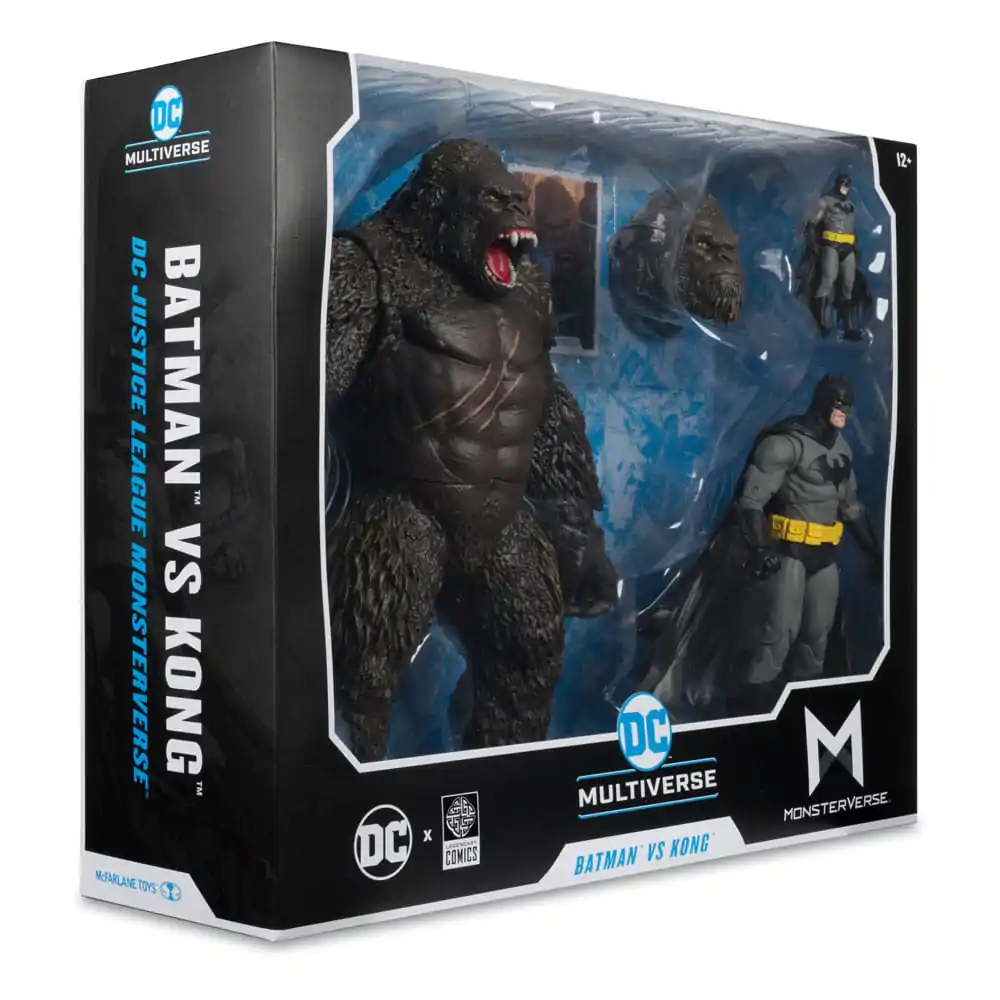 DC Justice League Monsterverse DC Multiverse Batman & Kong 2 db-os akciófigura csomag 29 cm termékfotó