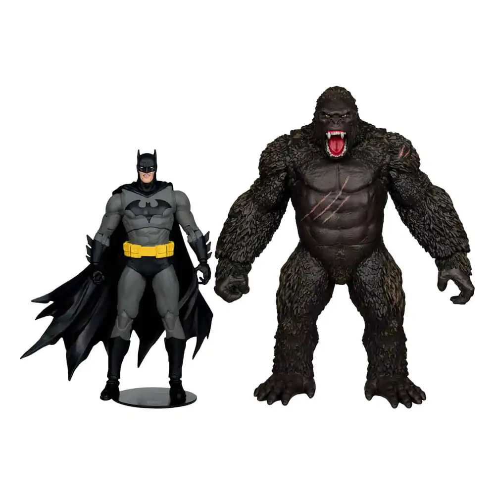 DC Justice League Monsterverse DC Multiverse Batman & Kong 2 db-os akciófigura csomag 29 cm termékfotó