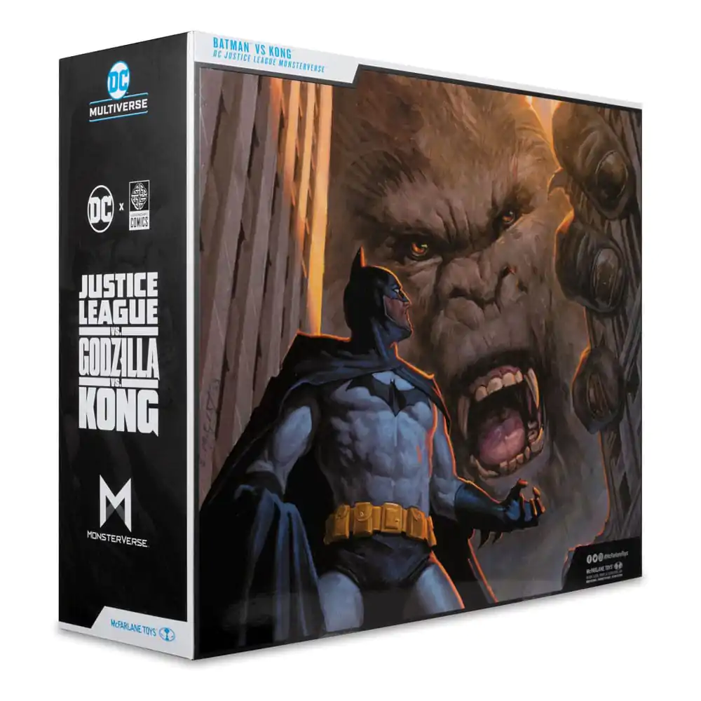 DC Justice League Monsterverse DC Multiverse Batman & Kong 2 db-os akciófigura csomag 29 cm termékfotó