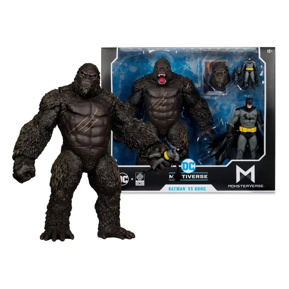 DC Justice League Monsterverse DC Multiverse Batman & Kong 2 db-os akciófigura csomag 29 cm termékfotó