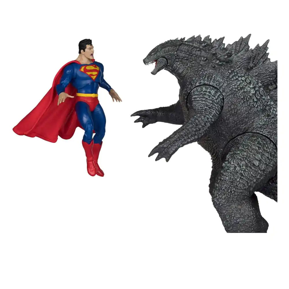 DC Justice League Monsterverse DC Multiverse Superman Vs. Godzilla 2 db-os akciófigura csomag 30 cm termékfotó