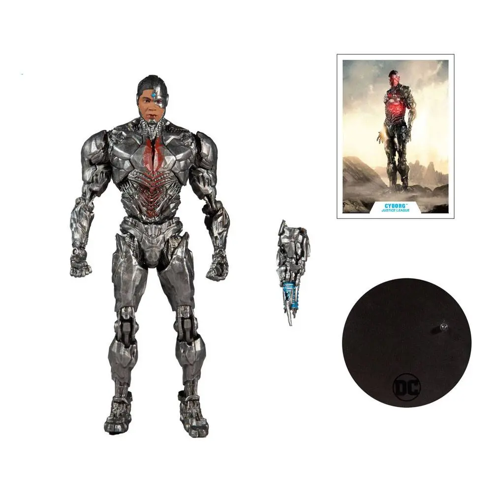 DC Justice League Movie Cyborg akciófigura 18 cm termékfotó