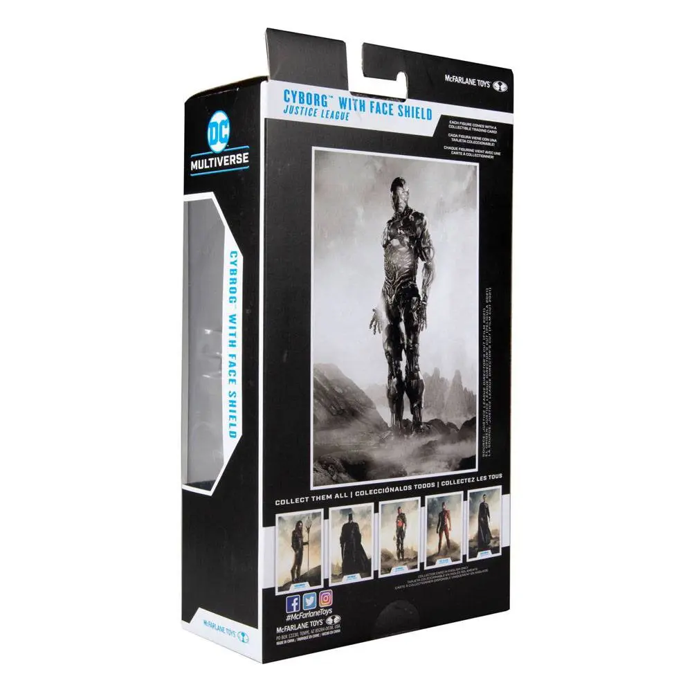 DC Justice League Movie Cyborg (Helmet) akciófigura 18 cm termékfotó