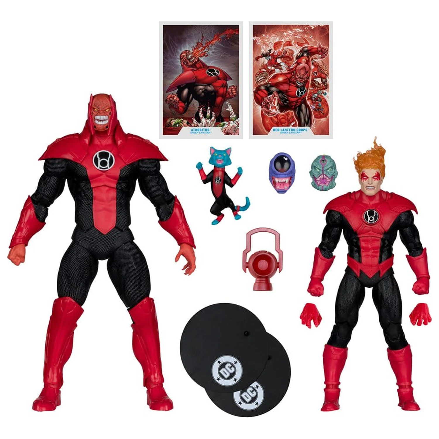 DC Multiverse 2 db-os akciófigura csomag Atrocitus and Red Lantern Corps (Green Lantern) 18 cm termékfotó