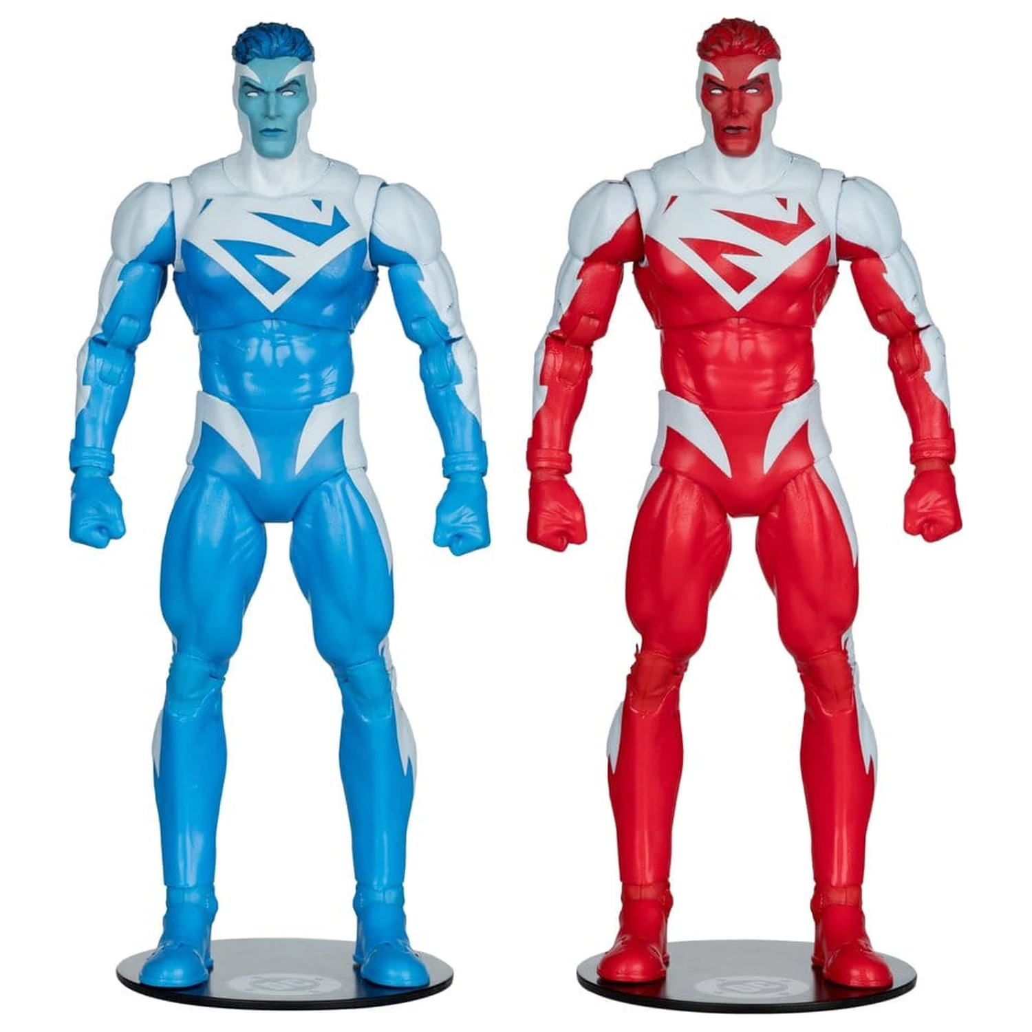 DC Multiverse 2 db-os akciófigura csomag Superman Blue vs. Superman Red (Gold Label) 18 cm termékfotó