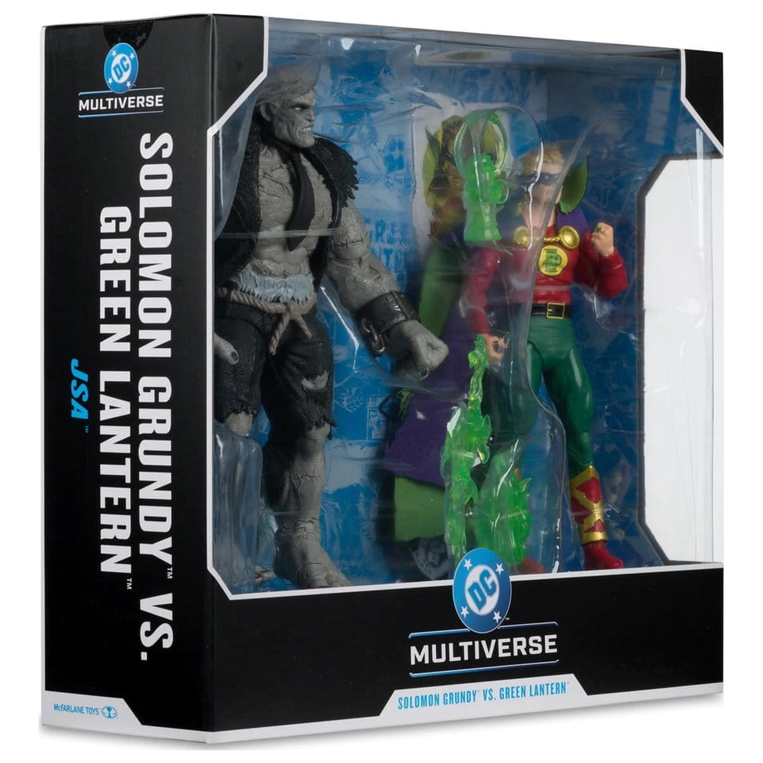 DC Multiverse Action 2 db-os figura csomag Solomon Grundy vs Green Lantern termékfotó