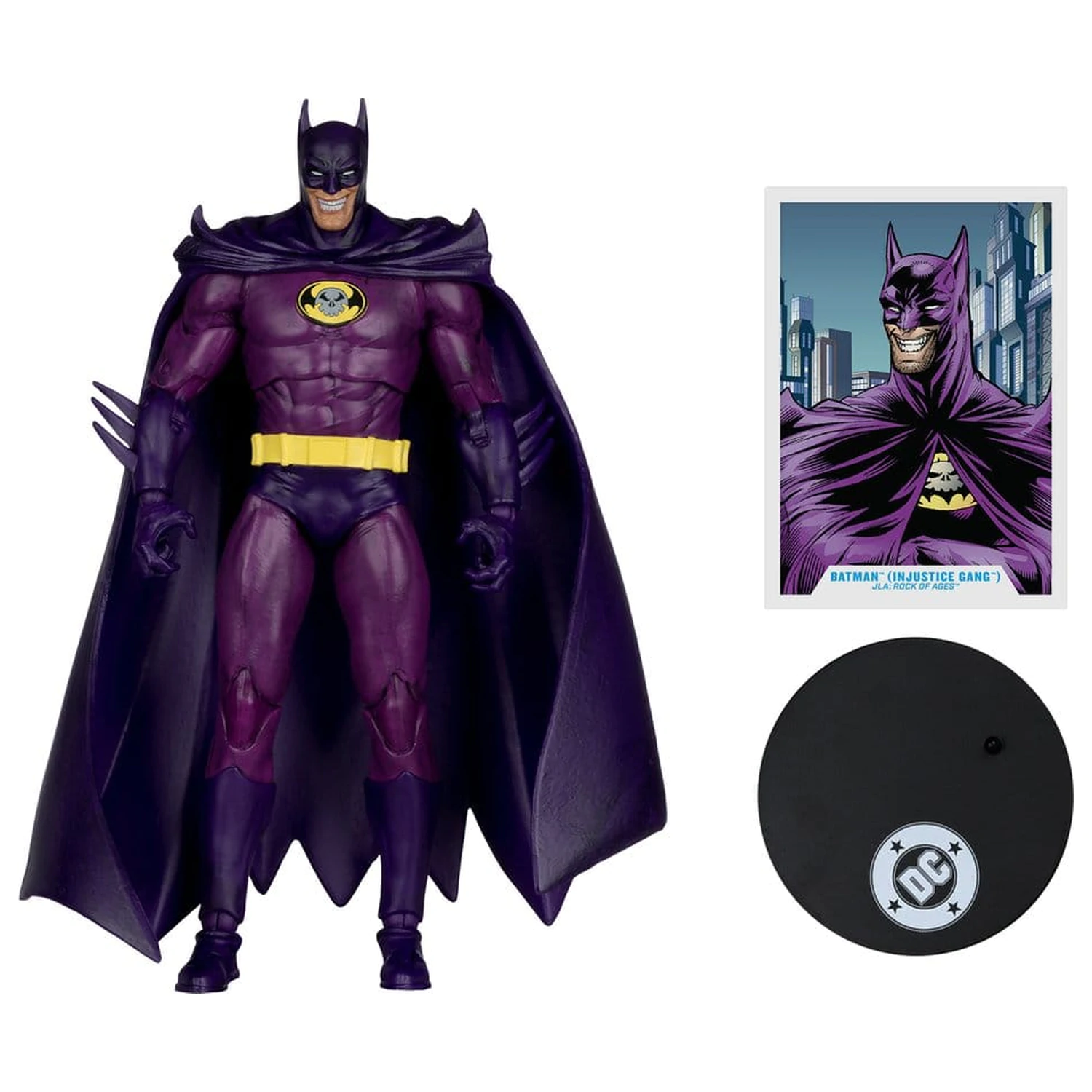 DC Multiverse akciófigura Batman (Injustice Gang) (JLA: Rock of Ages) (Red Platinum Edtion) 18 cm termékfotó