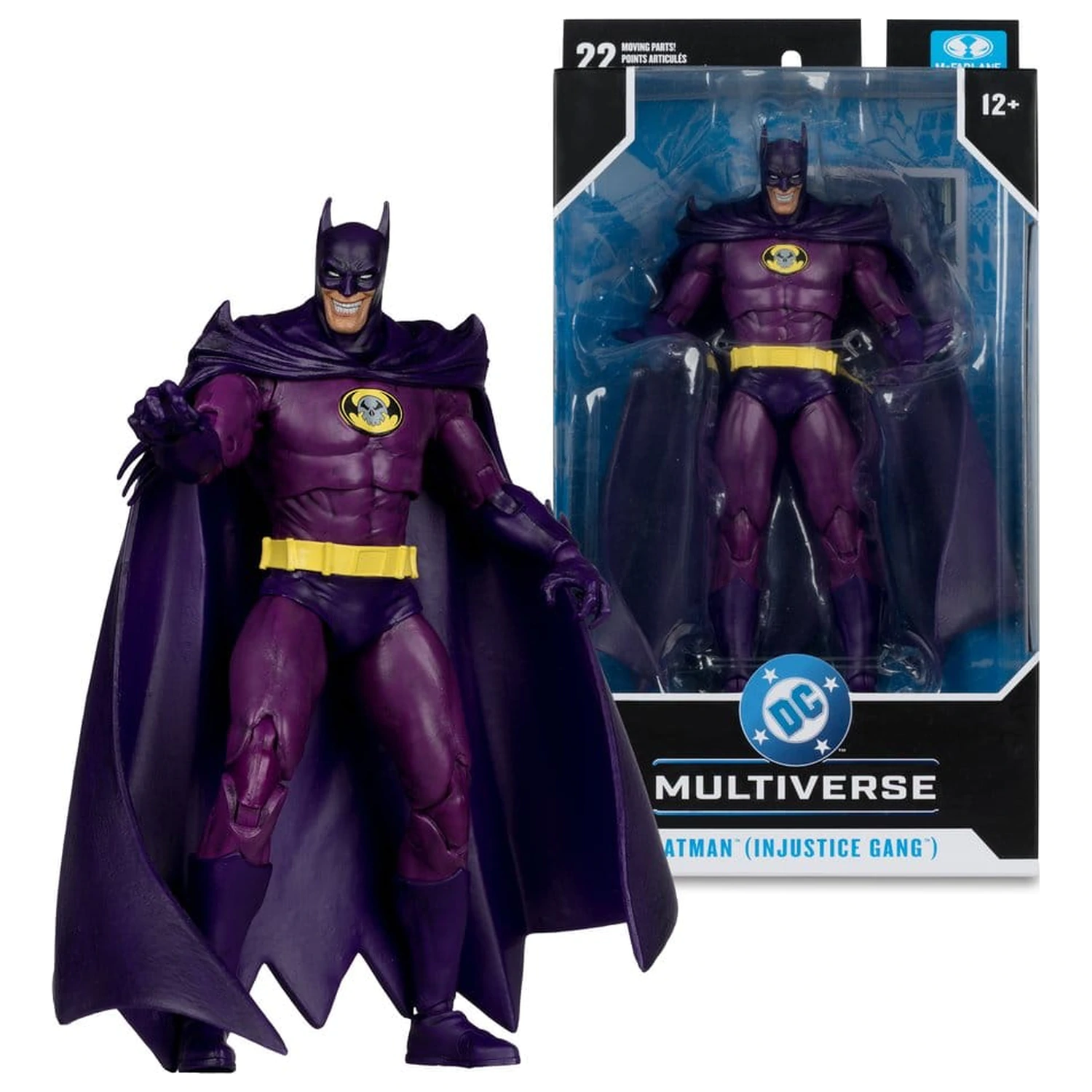DC Multiverse akciófigura Batman (Injustice Gang) (JLA: Rock of Ages) (Red Platinum Edtion) 18 cm termékfotó