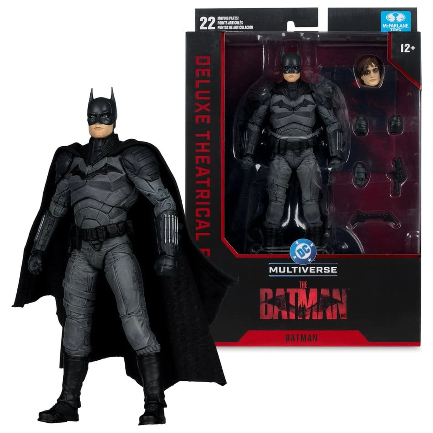 DC Multiverse akciófigura Batman (The Batman) Deluxe Theatrical Edition 18 cm termékfotó