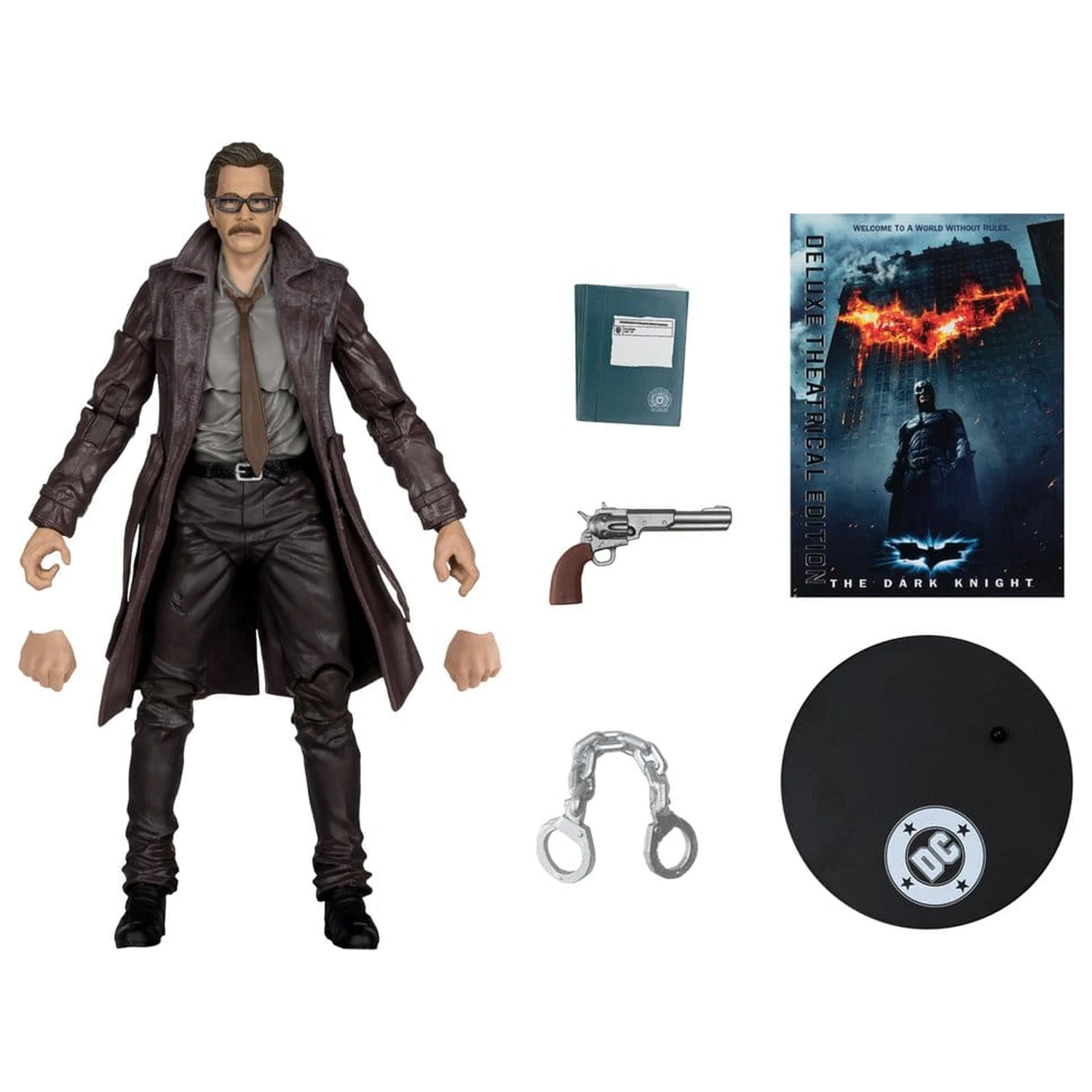 DC Multiverse akciófigura Commissioner James Gordon (The Dark Knight Trilogy) Deluxe Theatrical Edition 18 cm termékfotó