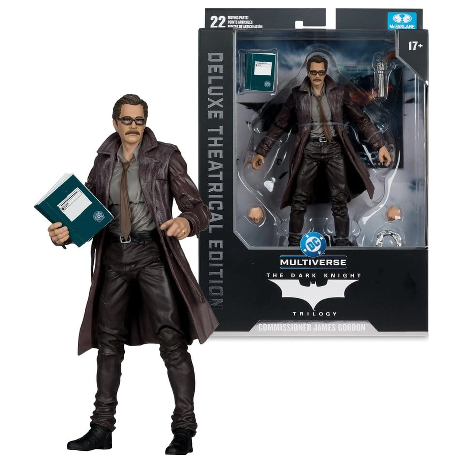 DC Multiverse akciófigura Commissioner James Gordon (The Dark Knight Trilogy) Deluxe Theatrical Edition 18 cm termékfotó