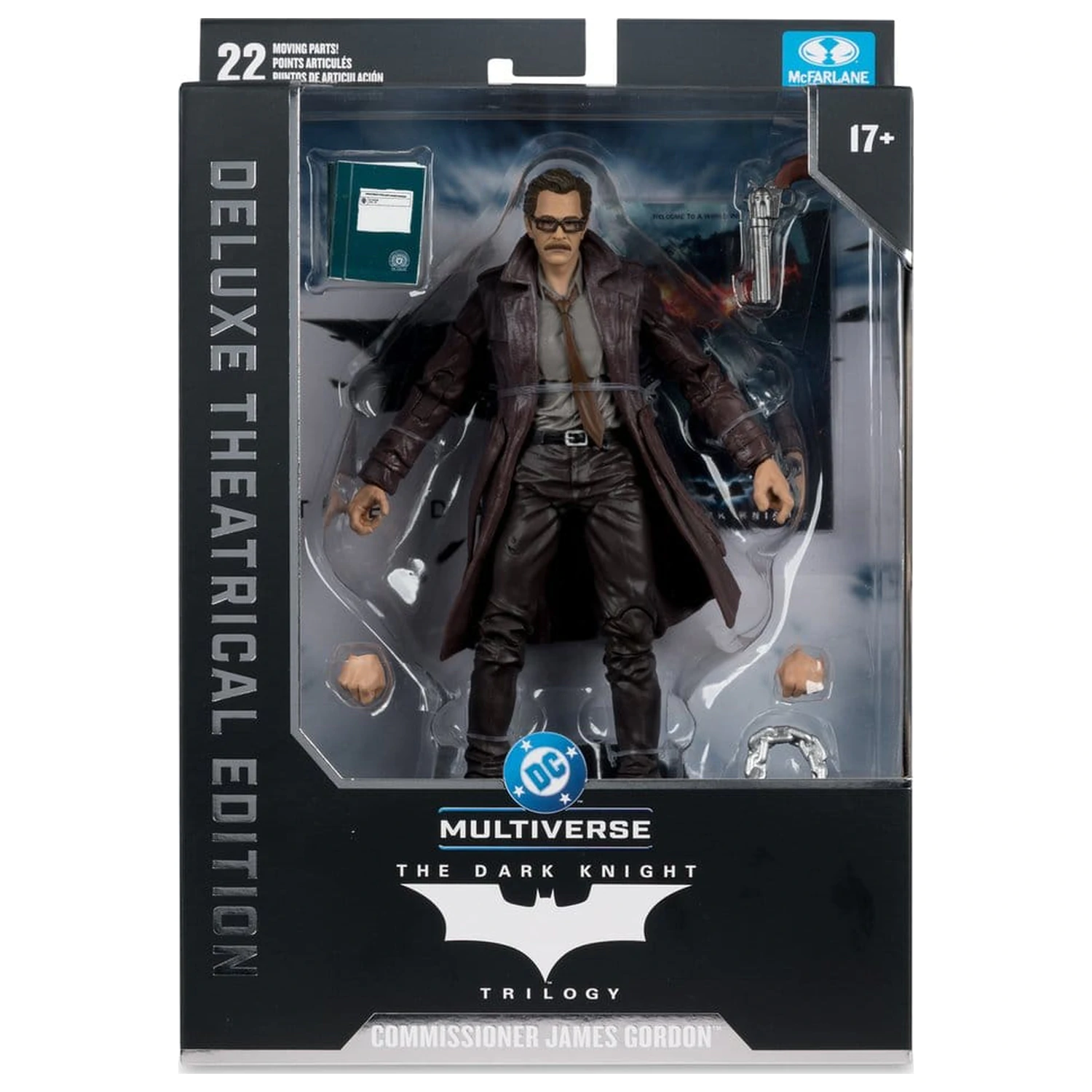 DC Multiverse akciófigura Commissioner James Gordon (The Dark Knight Trilogy) Deluxe Theatrical Edition 18 cm termékfotó