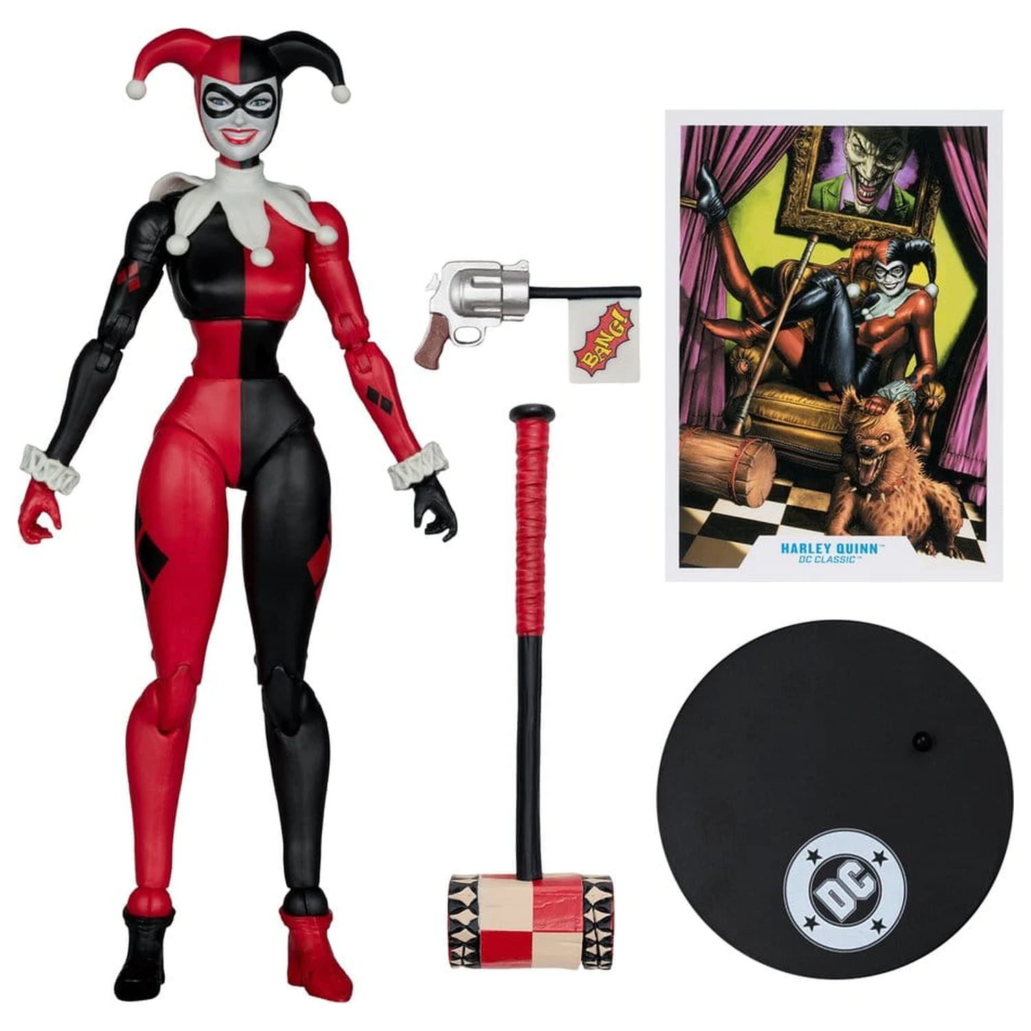 DC Multiverse akciófigura Harley Quinn (DC Classic) (Gold Label) 18 cm termékfotó