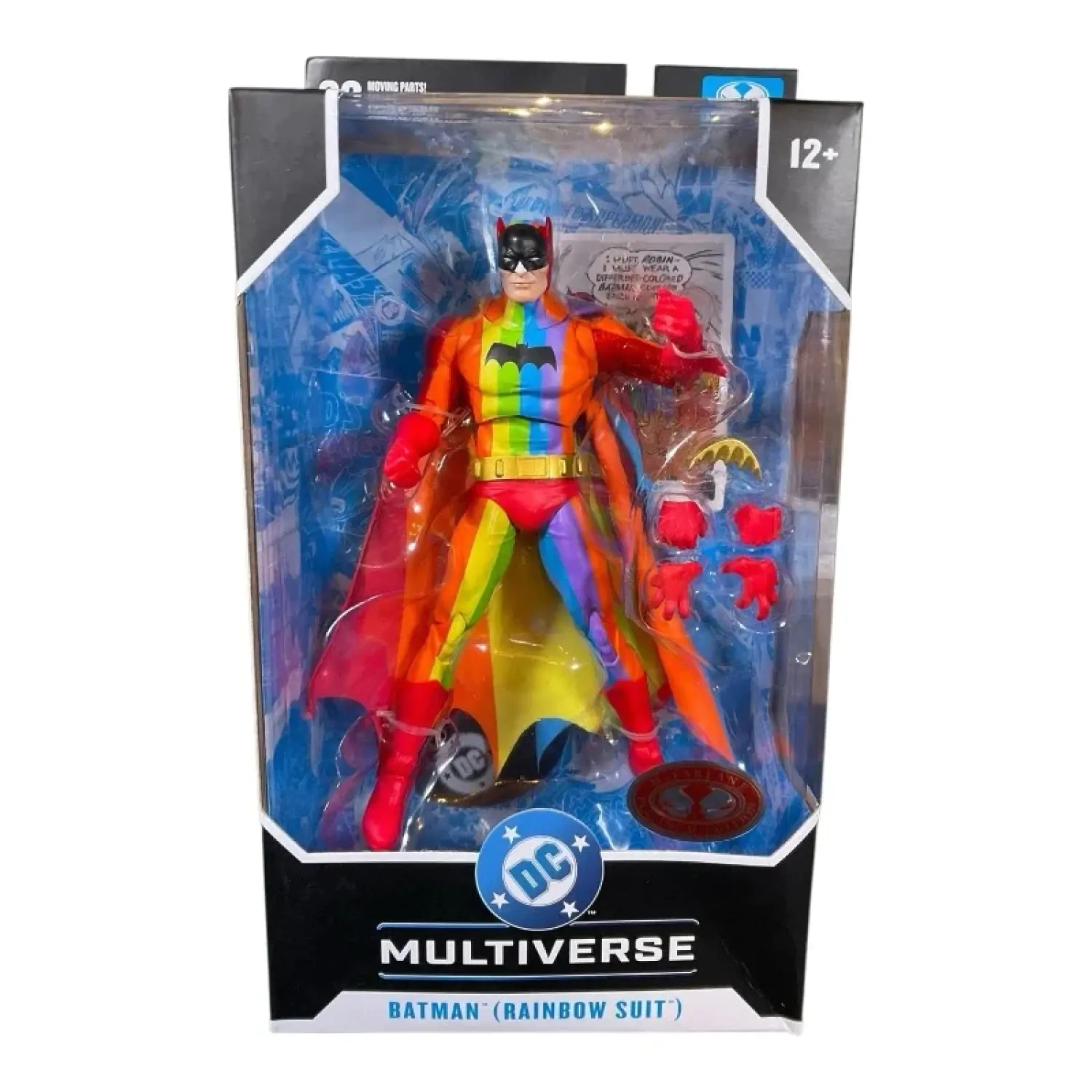 DC Multiverse akciófigura Rainbow Batman (CHASE) 18 cm termékfotó