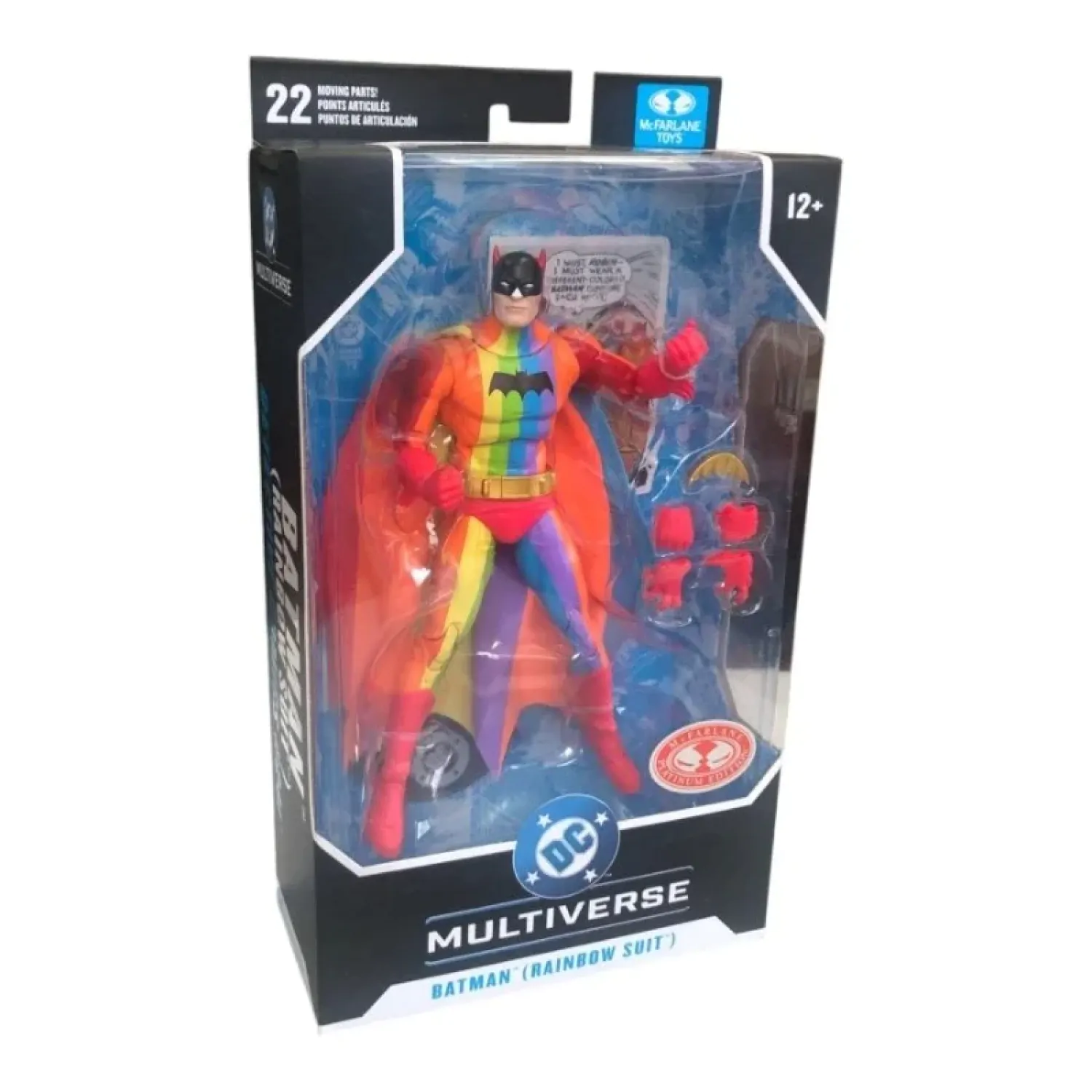 DC Multiverse akciófigura Rainbow Batman (CHASE) 18 cm termékfotó