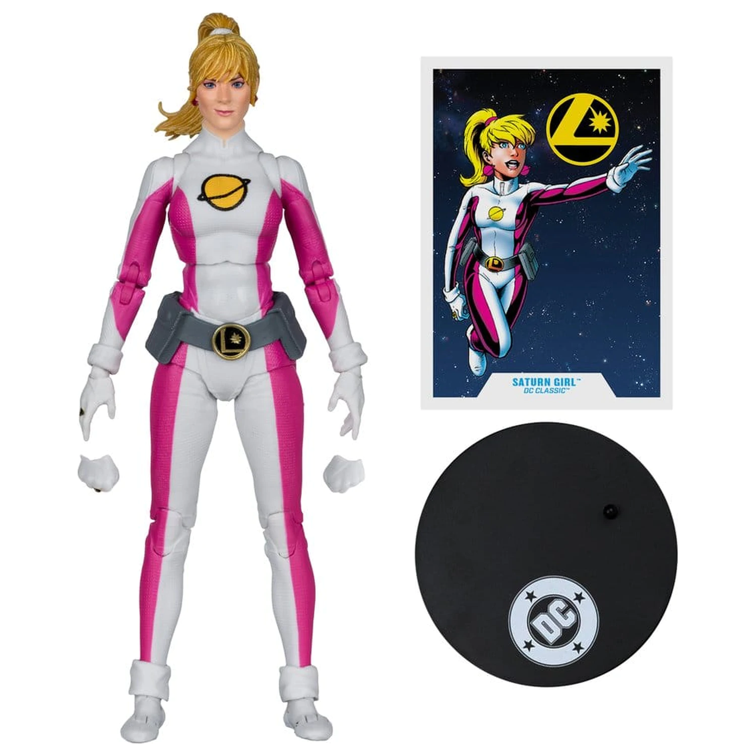 DC Multiverse akciófigura Saturn Girl (DC Classic) (Red Platinum Edition) 18 cm termékfotó