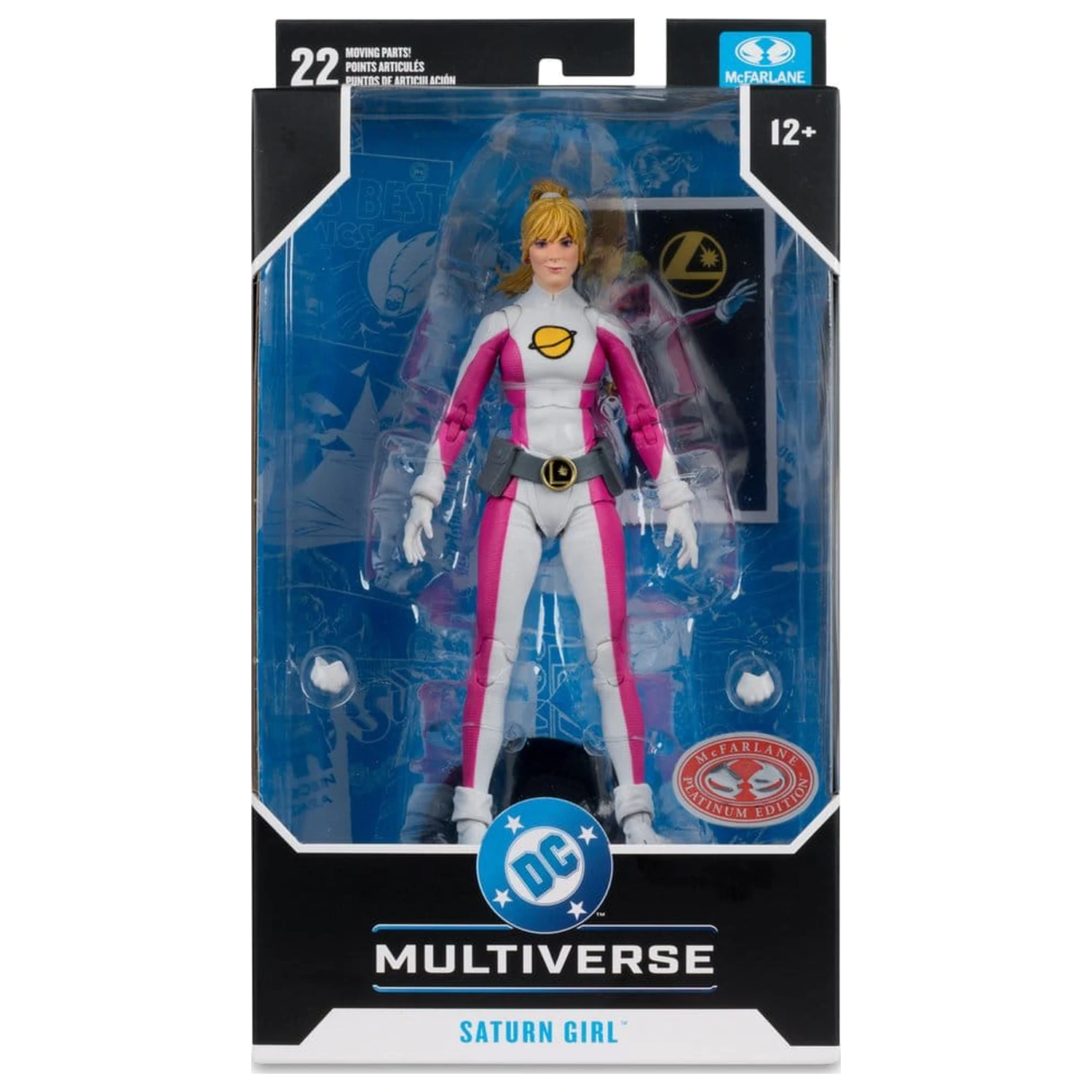 DC Multiverse akciófigura Saturn Girl (DC Classic) (Red Platinum Edition) 18 cm termékfotó