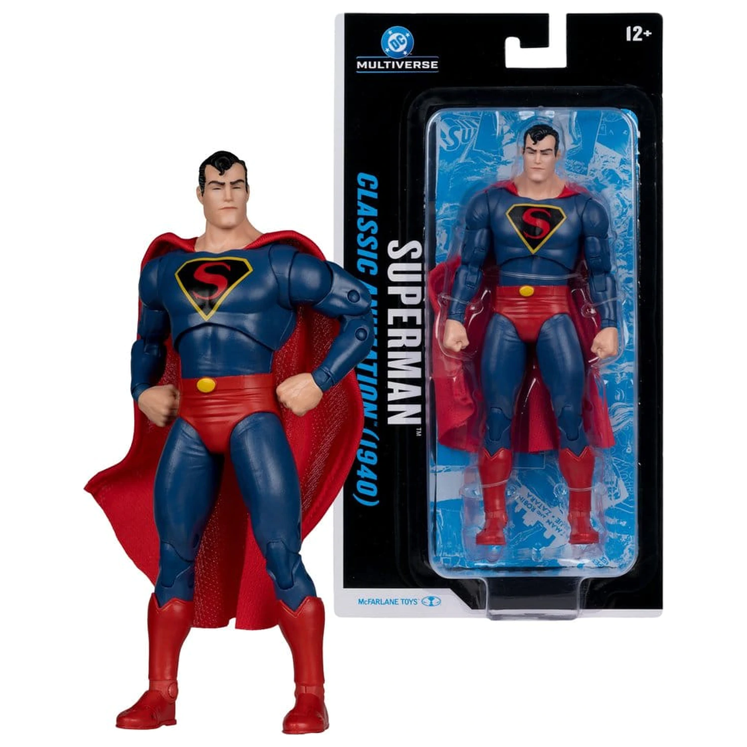 DC Multiverse akciófigura Superman (Classic Animation 1940) 19 cm termékfotó
