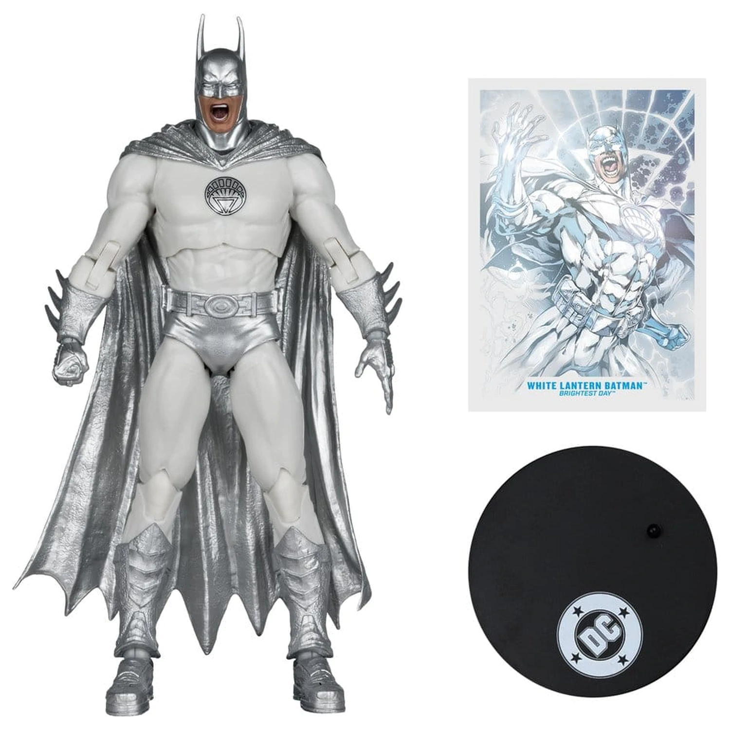 DC Multiverse akciófigura White Lantern Batman (Brightest Day) (Red Platinum Edition) 18 cm termékfotó
