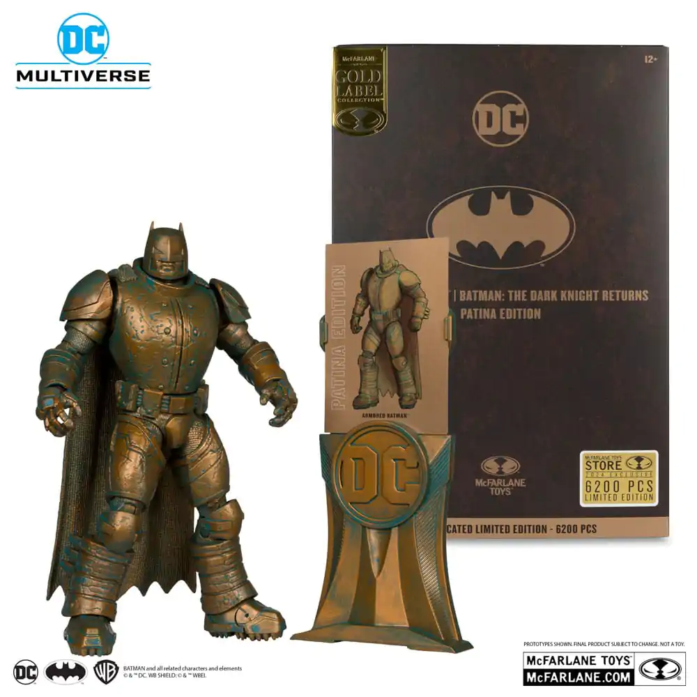 DC Multiverse Armored Batman (Batman: The Dark Knight Returns) Patina Edition (Gold Label) akciófigura 18 cm termékfotó