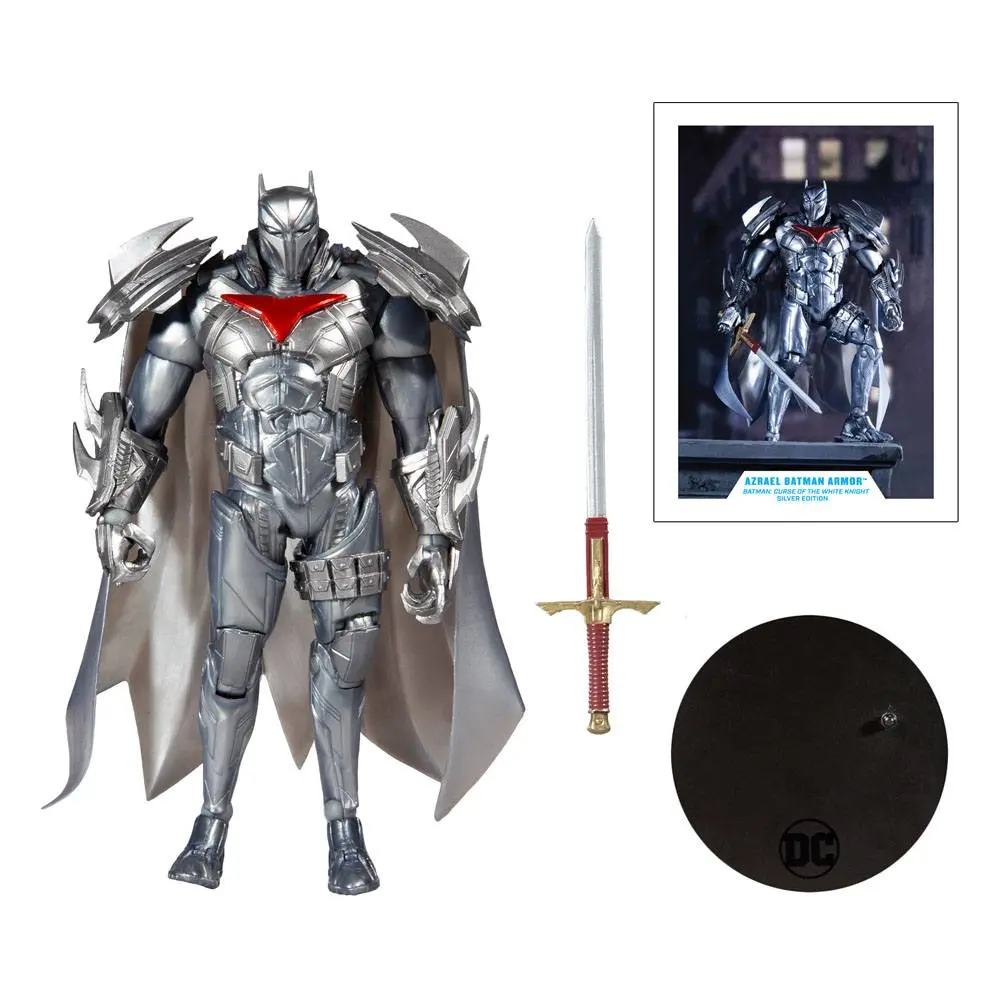 DC Multiverse Azrael Batman Armor (Batman: Curse of the White Knight) Gold Label akciófigura 18 cm termékfotó