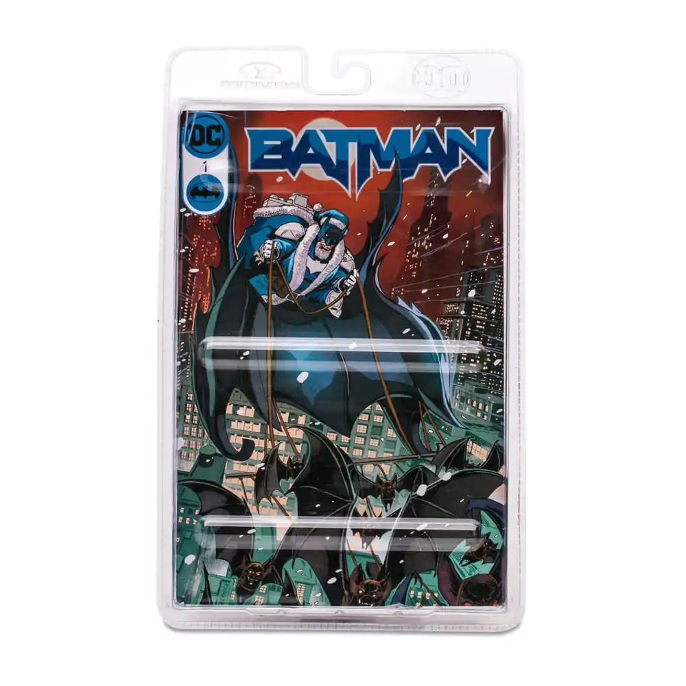 DC Multiverse Bat Santa (Blue Variant)(Gold Label) akciófigura 18 cm termékfotó