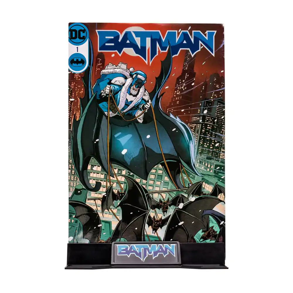 DC Multiverse Bat Santa (Blue Variant)(Gold Label) akciófigura 18 cm termékfotó