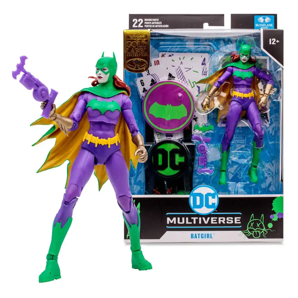 DC Multiverse Batgirl Jokerized (Three Jokers) (Gold Label) akciófigura 18 cm termékfotó